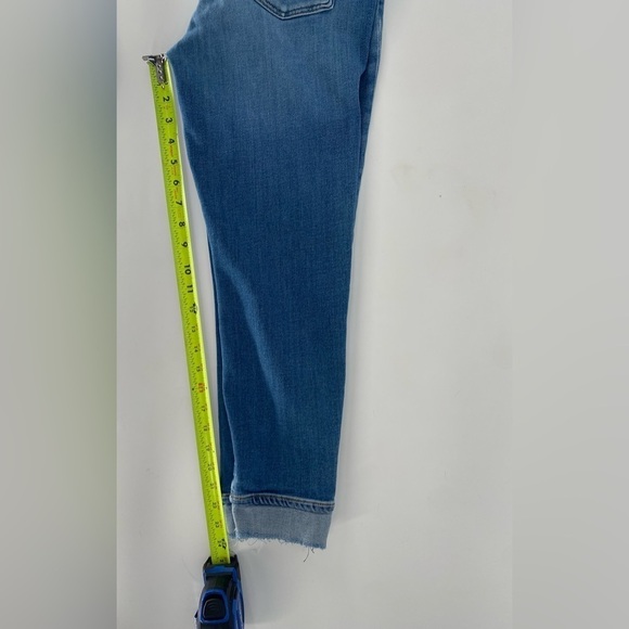 J.Brand mid-rise cropped skinny capri jeans in hewes - Picture 7 of 7